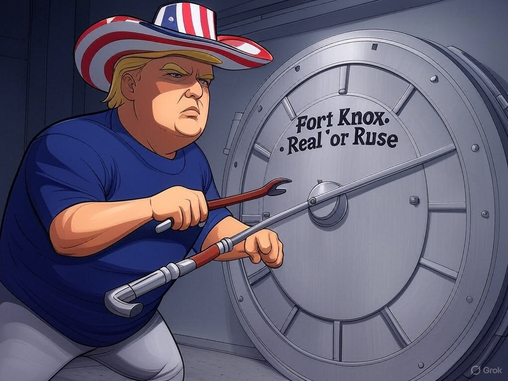 Fort Knox: Trump’s Truth Raid on America’s Gold-Plated Lie