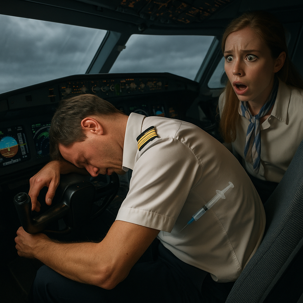 Scared To Fly?  You Should Be!  The Vaccine Spike Nobody Wants to Talk About in the Cockpit