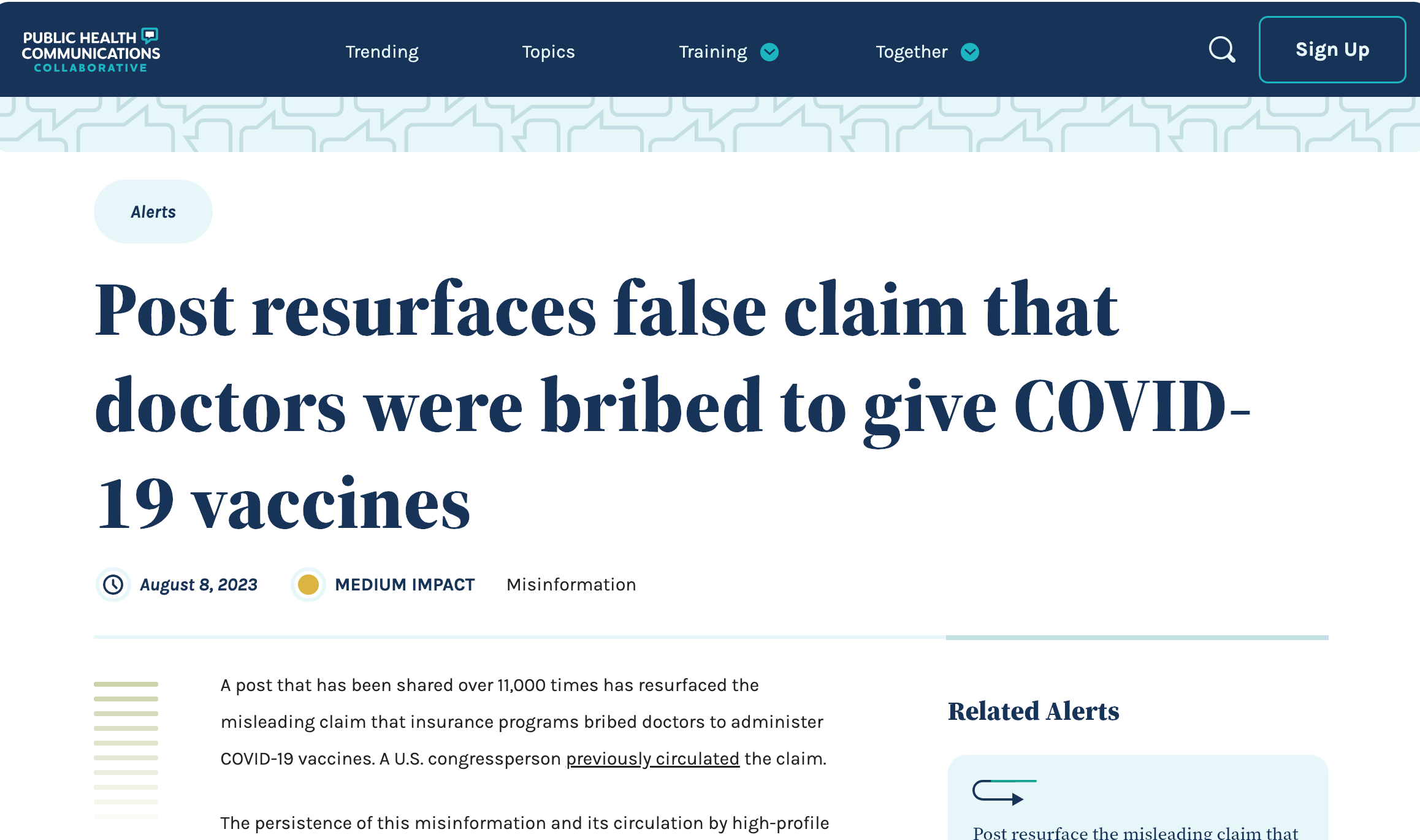 Fact check incentives